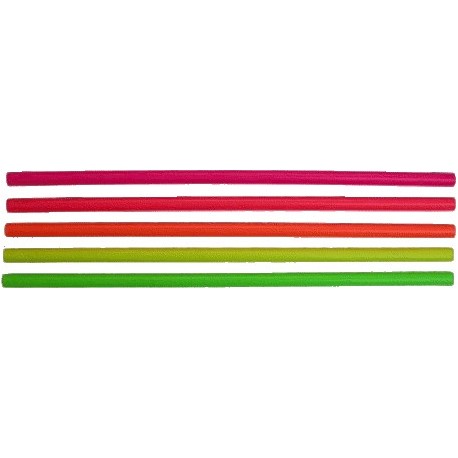 lot de 6 paires de baguette silicone fluo